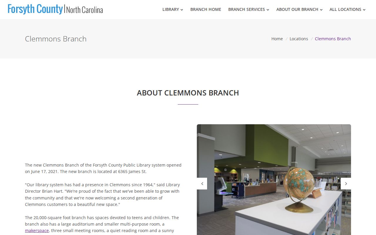Clemmons city directory research at the Forsyth County Clemmons Branch