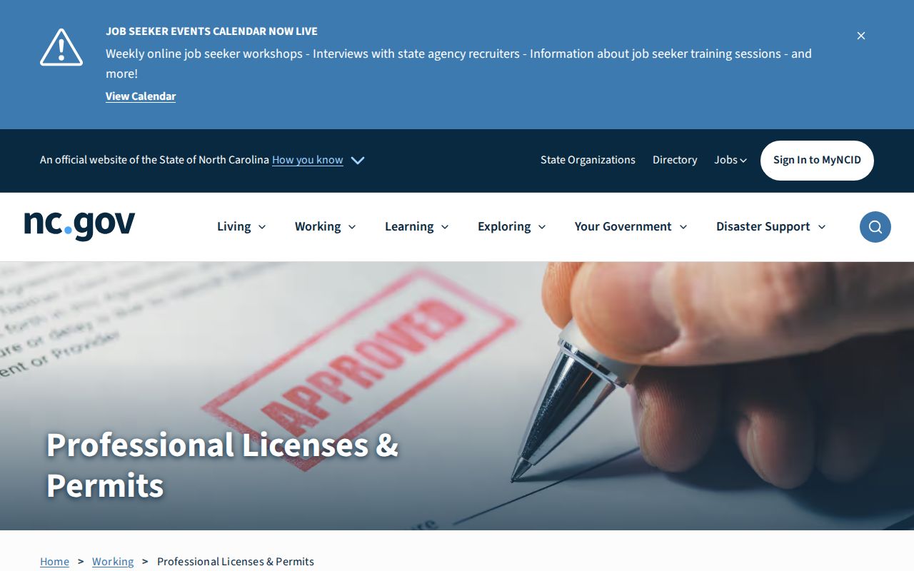 Clemmons resident lookup North Carolina professional license hub