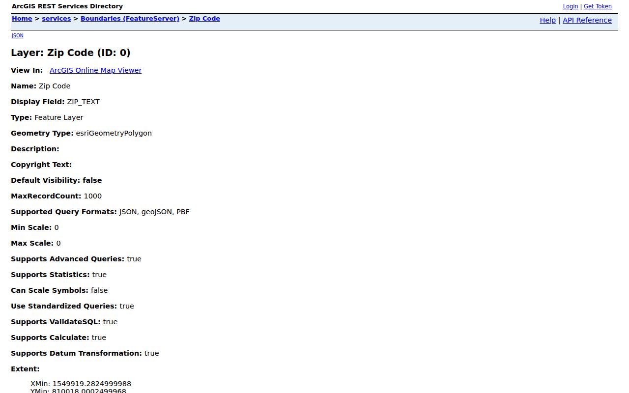 Clemmons ZIP code directory Forsyth ZIP feature service